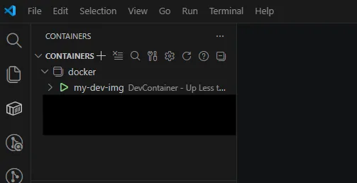 Connecting from VS Code using Container Tools